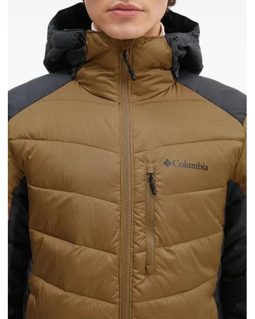 Columbia Labyrinth Loop Gewatteerd Jack Met Capuchon in het Brown voor heren