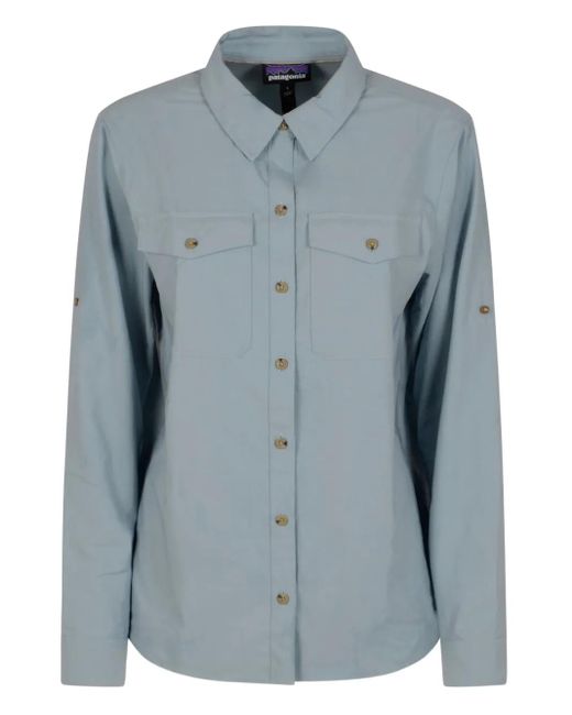 Patagonia ボタン シャツ Blue