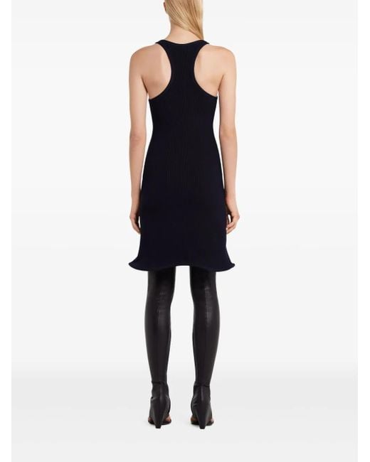 Courreges Blue Medusa Mini Dress