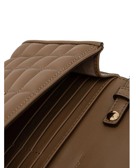 MICHAEL Michael Kors Brown Jet Set Quilted Flap Crossbody Bag