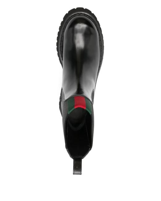 Gucci Black Klassische Chelsea-Boots