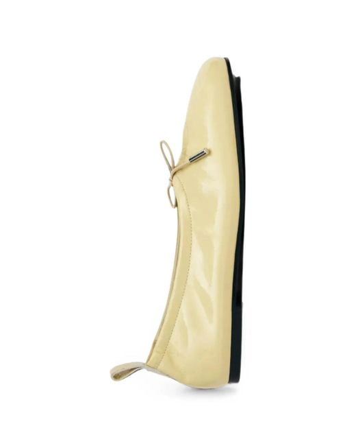 Alohas Natural Rosalind Bow-Detail Ballet Flats