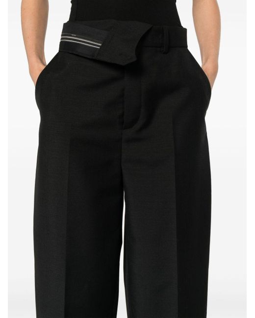 Pantalones ajustados Fendi de color Black
