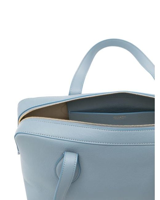 Joseph Blue Top Handle Leather Shoulder Bag