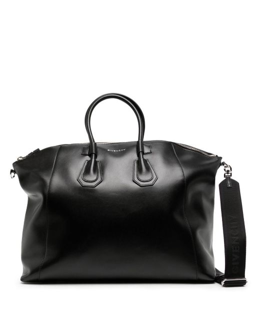 Givenchy Black Antigona Sport Leather Tote Bag