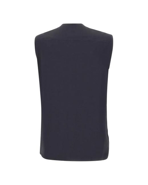 Rrd Blue Buttoned Vest