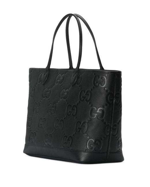 Gucci Black Jumbo GG Large Tote Bag for men