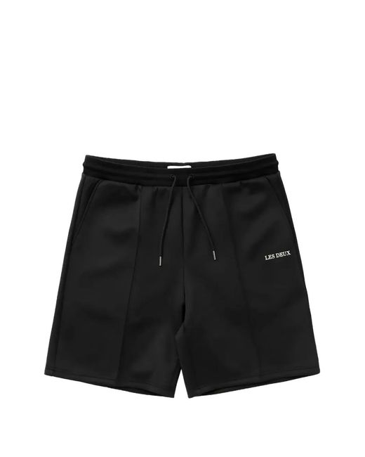 Les Deux Black Ballier Running Shorts for men