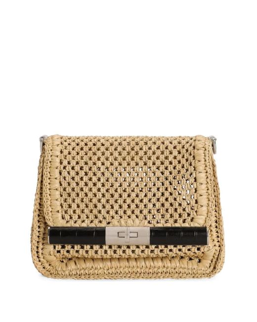 Dolce & Gabbana Natural Openwork Shoulder Bag for men