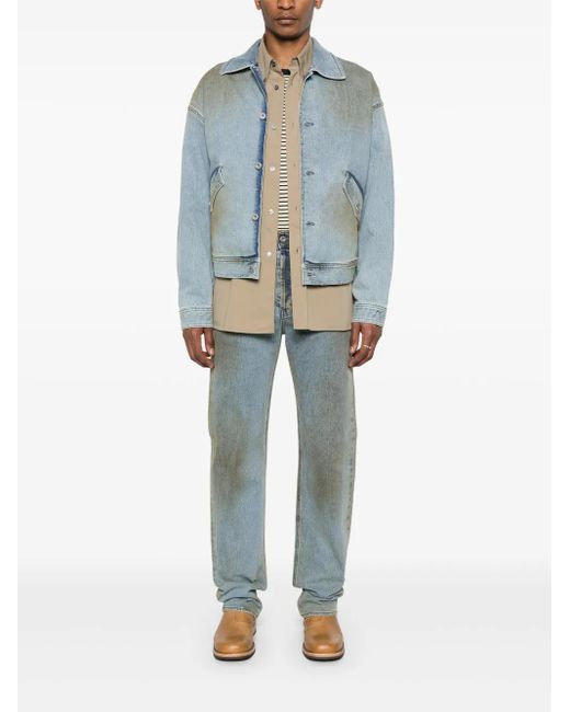 Pence Blue Luis Jacket for men