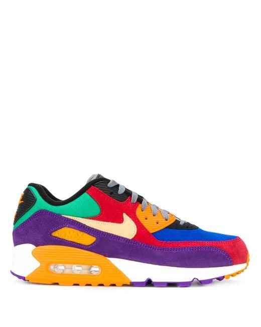Nike Red Air Max 90 "Viotech" Sneakers