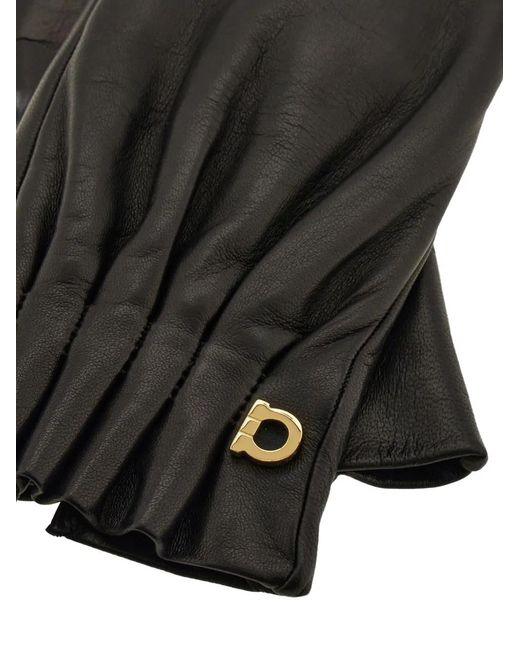 Ferragamo Black Gloves
