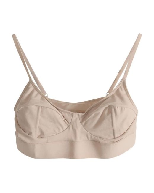 Baserange Natural Panelled Bra