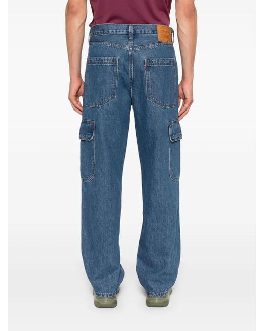 Levi's Blue 568 Cargo Jeans for men