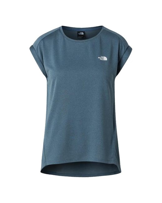 The North Face Blue Logo-Print T-Shirt