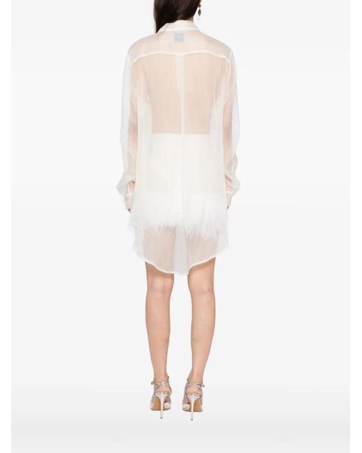 Macgraw White Tuxedo Shirt