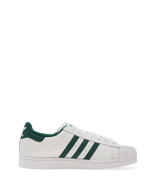 Adidas White Superstar Ii Sneakers