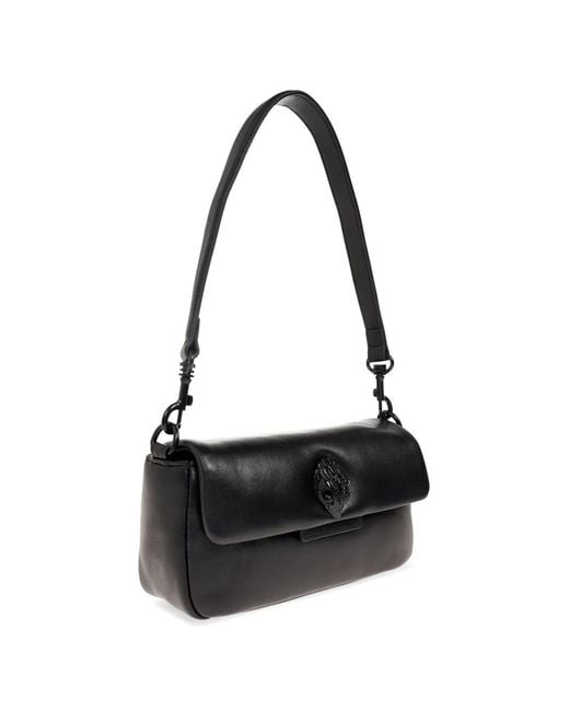 Kurt Geiger Black Mini Leather Shoulder Bag
