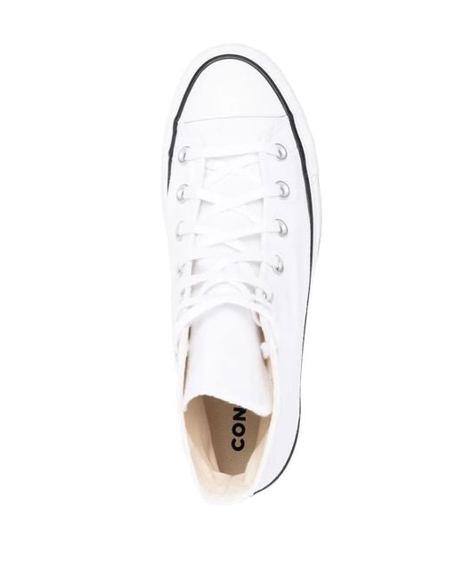 Converse White Chunky High-Top Sneakers