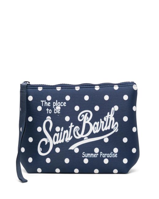 Mc2 Saint Barth Blue Aline Makeup Bag