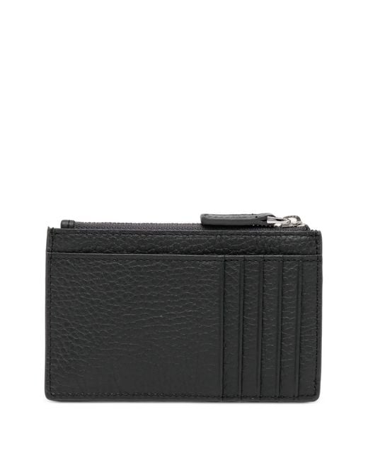 Agnes B. Black Leather Cardholder for men