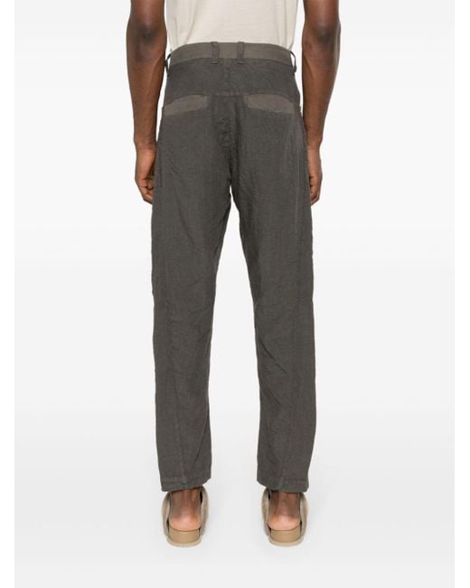 Pantalon fuselé à détails de coutures Transit pour homme en coloris Gray
