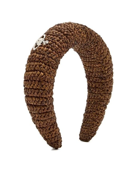 Vivienne Westwood Brown Serre-Tête Orb