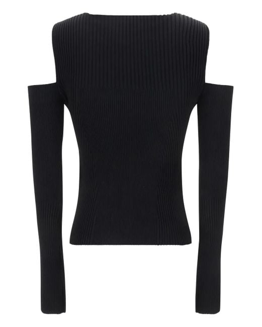 McQueen Black Striped Top