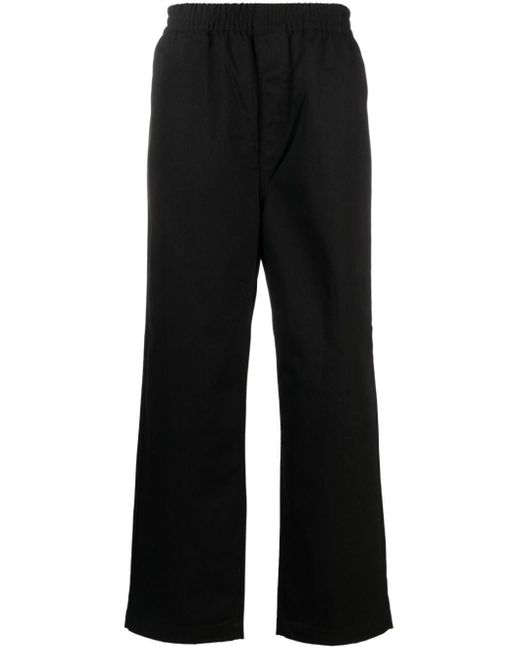 Pantalones con etiqueta del logo Carhartt de hombre de color Black