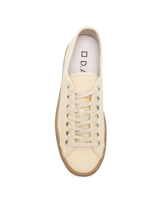 Date Natural Lace-Up Sneakers for men