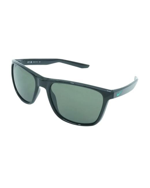 Nike Green Essential Endeavour Rectangle-Frame Sunglasses for men