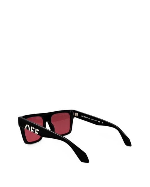 Off-White c/o Virgil Abloh Pink Columbus Square-Frame Sunglasses for men