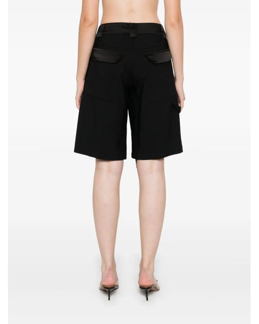David Koma Black Shorts Mit Schleife