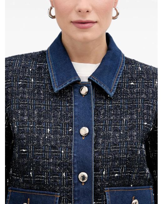 Morgan Tweed Jack in het Blue