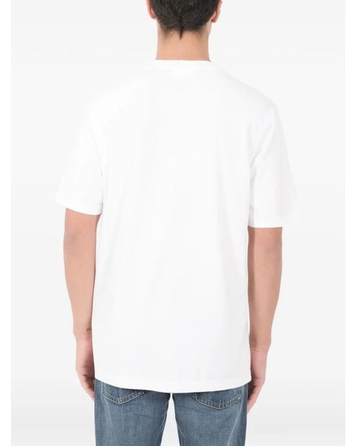 NN07 White Adam Round Neck T-Shirt for men