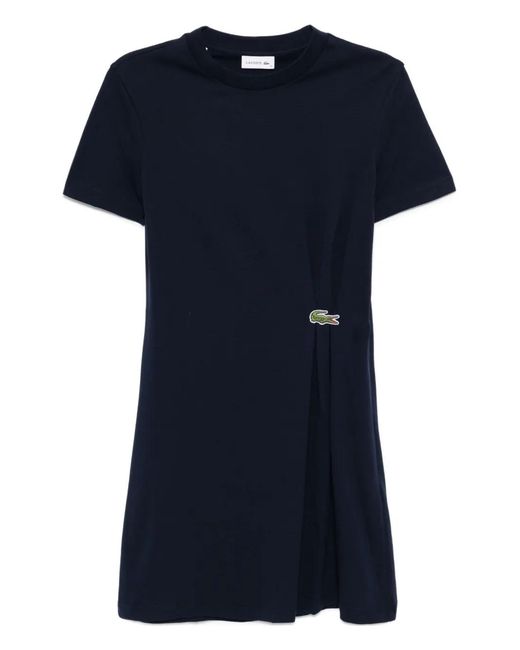 Lacoste Blue Draped Dress