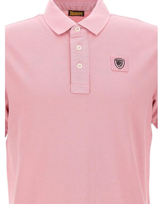 Blauer Pink Albano Polo Shirt for men