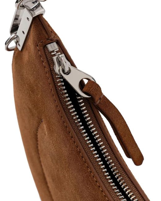 Coccinelle Brown Zip Satchel
