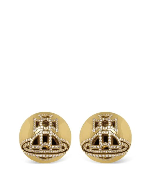 Vivienne Westwood Metallic Lennie Orb Earrings