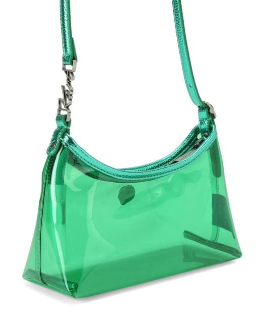 Kurt Geiger Green Mini Kurt Shoulder Bag