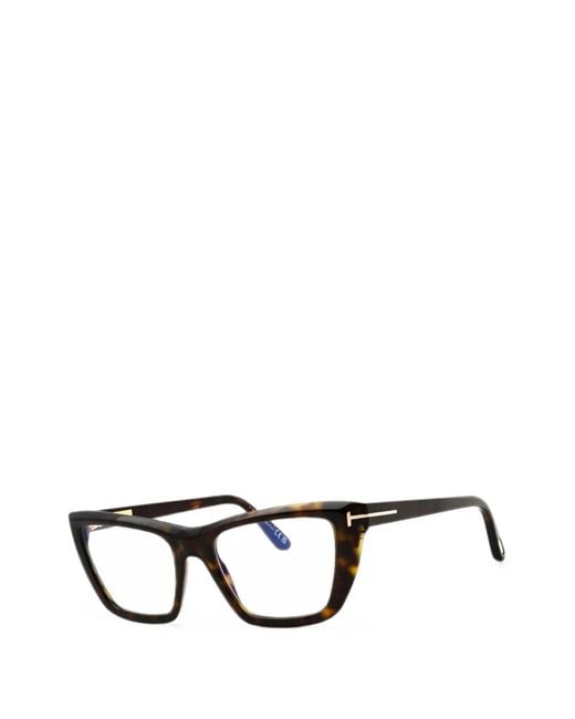 Tom Ford Black Cat-Eye Glasses