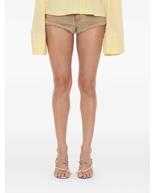 Christopher Esber Natural Reconstruct Denim Shorts