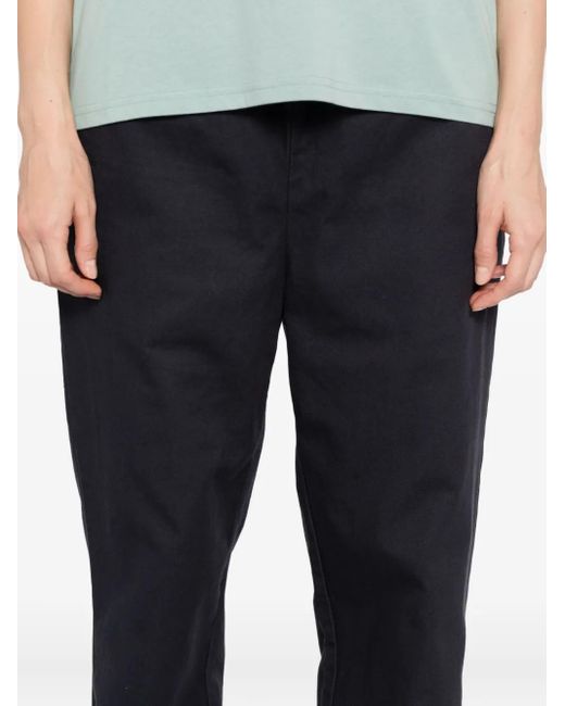 SPORT b. by agnès b. Blue Logo-Patch Trousers