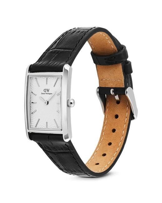 Daniel Wellington White Bound Crocodile-Effect 32Mm Watch