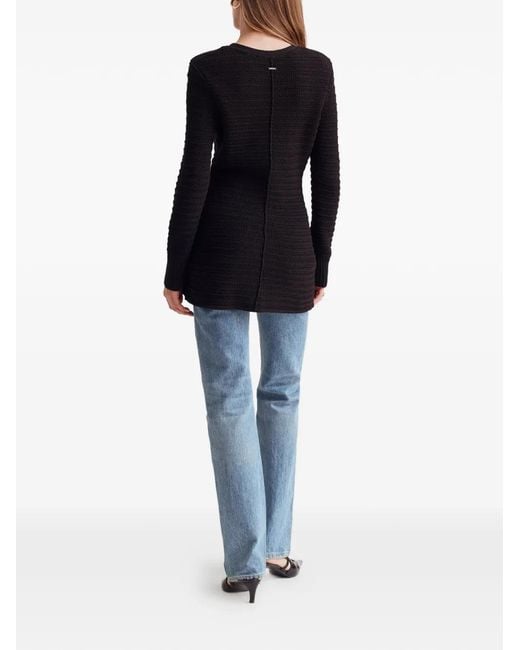 Toccin Black Constance Button Detail Knit Jacket