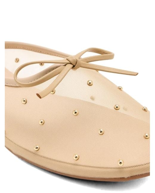 Senso White Connor Studded Bow Mules