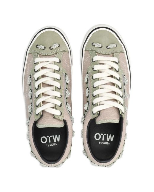 Vans White Old Skool 36 Knot Lace-Up Sneakers