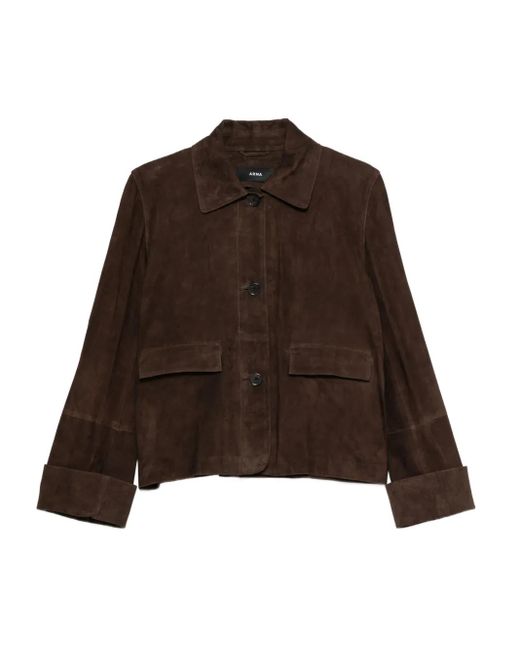 Arma Brown Ella Suede Jacket