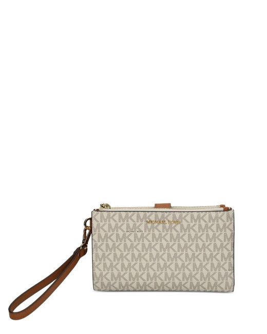 MICHAEL Michael Kors Gray Jet Set Logo Wallet