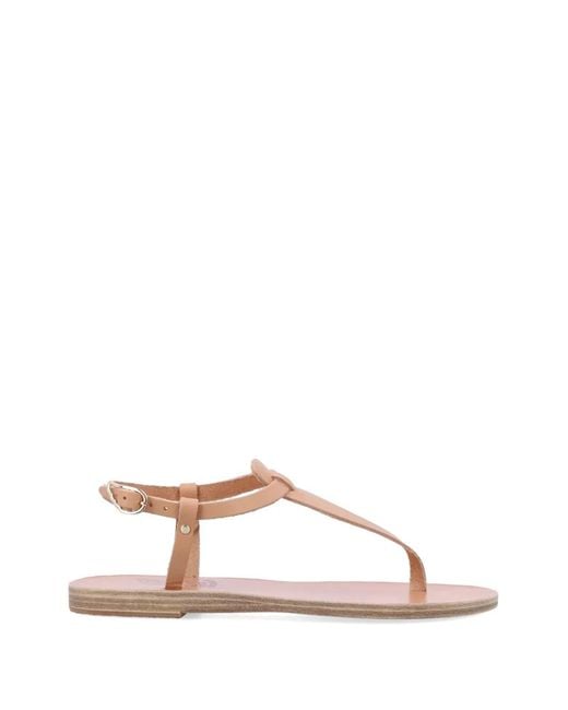 Ancient Greek Sandals Natural Lito Buckle-Fastening Sandals